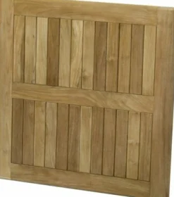 Teakholz Tischplatte, 70 x 70 cm