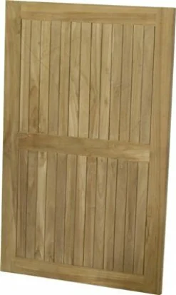 Teakholz Tischplatte, 110 x 70 cm