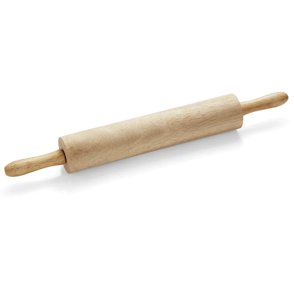 Teigrolle mit Kugellager, 55 cm, Ø 7cm, Holz