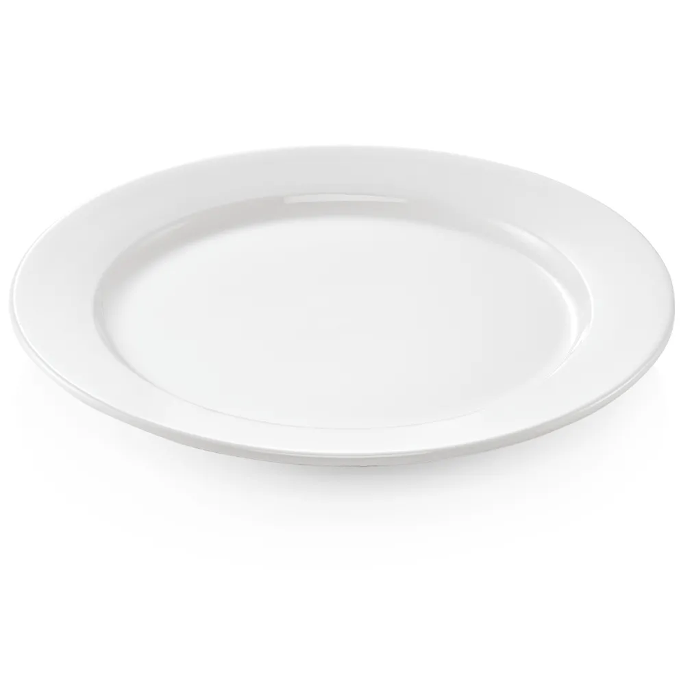 Teller Set, flach, Ø 30 cm, Set á 4 Stück, Porzellan