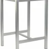 Terassem Stehtisch Torino hoch grau, 80x80x110 cm