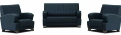 TEROSA Sofa 2 Sitzer Schwarz