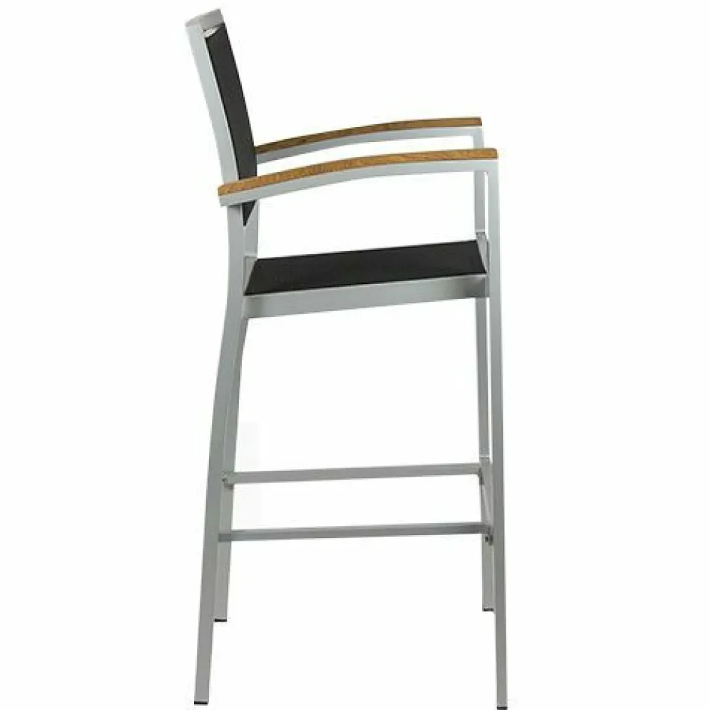 Terrassen Barhocker Doro-A, silber