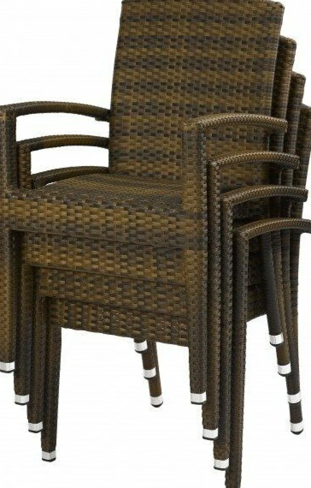 Terrassen Lounge-Sessel Favori burned, Armlehnen, stapelbar