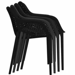 Terrassenstuhl Air-A schwarz