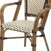Terrassenstuhl classic 100 braun/beige, stapelbar