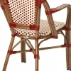 Terrassenstuhl classic 100 rot/beige, stapelbar