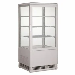 Thekenkühlvitrine 68 L Weiß | Snackvitrine Gastronomie