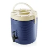 Thermogetränkebehälter, 12 Liter, blau, Ø 30 cm, Kunststoff