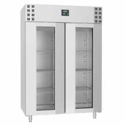 Tiefkühlschrank Edelstahl Glastüren Pro Line 1400 L