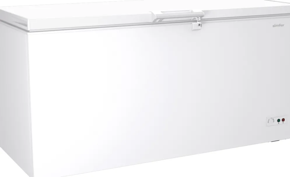 Tiefkühltruhe mit Hebedeckel und LED-Beleuchtung, 469 Liter