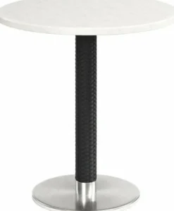 Tischgestell Bella-Rund für Platten bis 80x80 cm, Seagrass schwarz