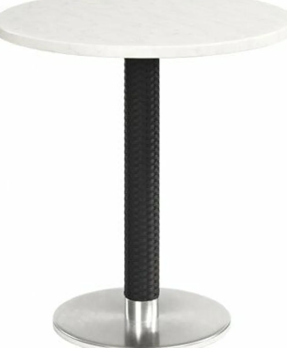 Tischgestell Bella-Rund für Platten bis 80x80 cm, Seagrass schwarz