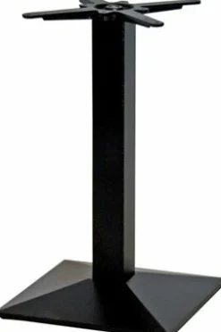 Tischgestell, Gusseisen, Boden konisch, für Platten bis 80x80cm