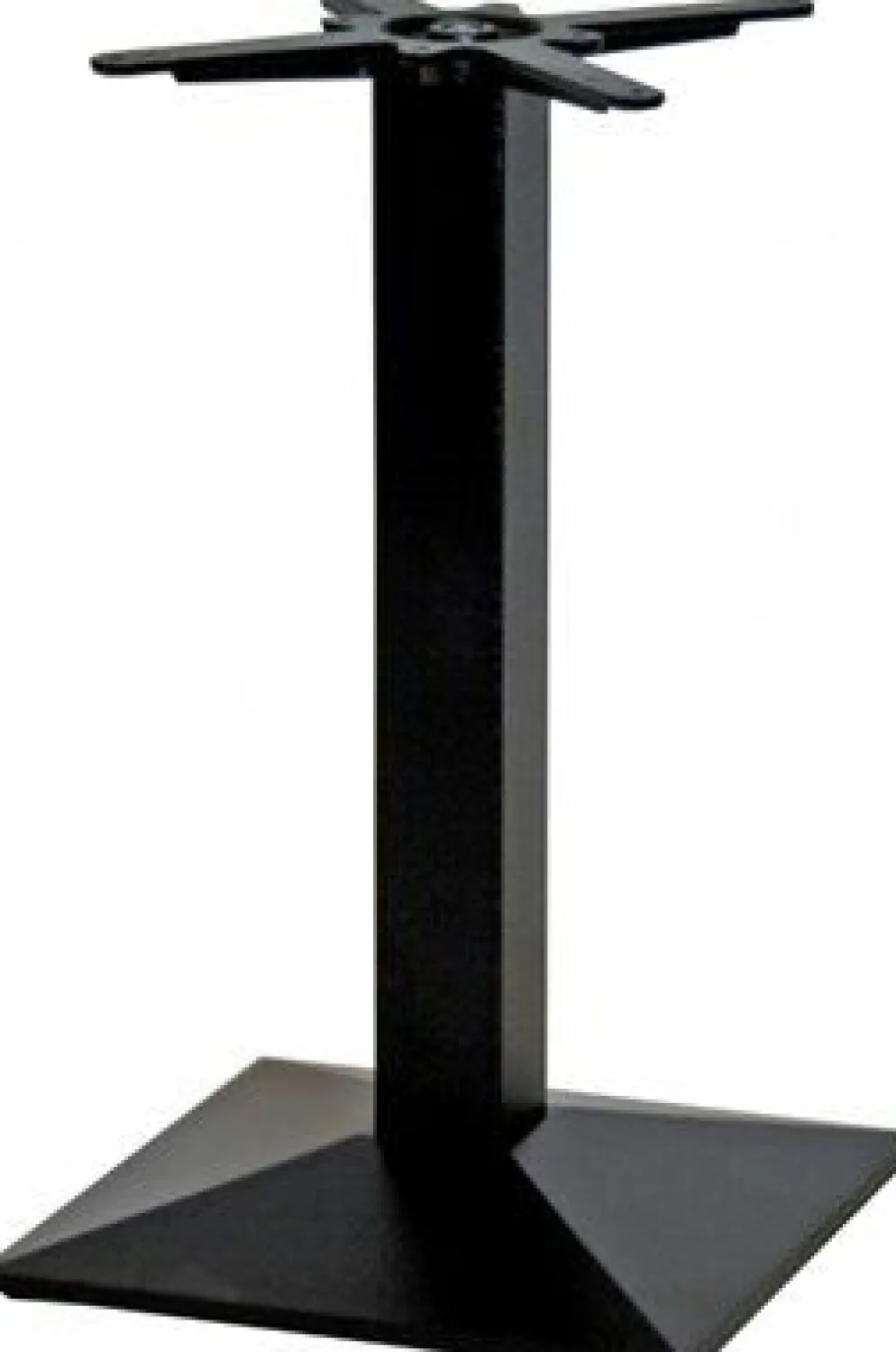 Tischgestell, Gusseisen, Boden konisch, für Platten bis 80x80cm