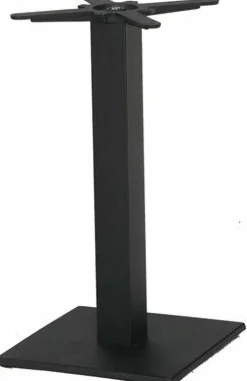 Tischgestell, Gusseisen, Boden flach, für Platten bis 70x70cm