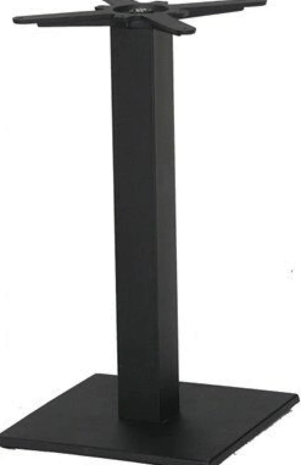 Tischgestell, Gusseisen, Boden flach, für Platten bis 70x70cm