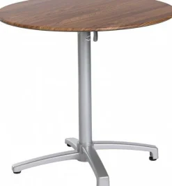 Tischgestell Nessi für Platten bis 70x70 cm, silber