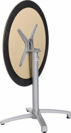 Tischgestell Nessi für Platten bis 70x70 cm, silber