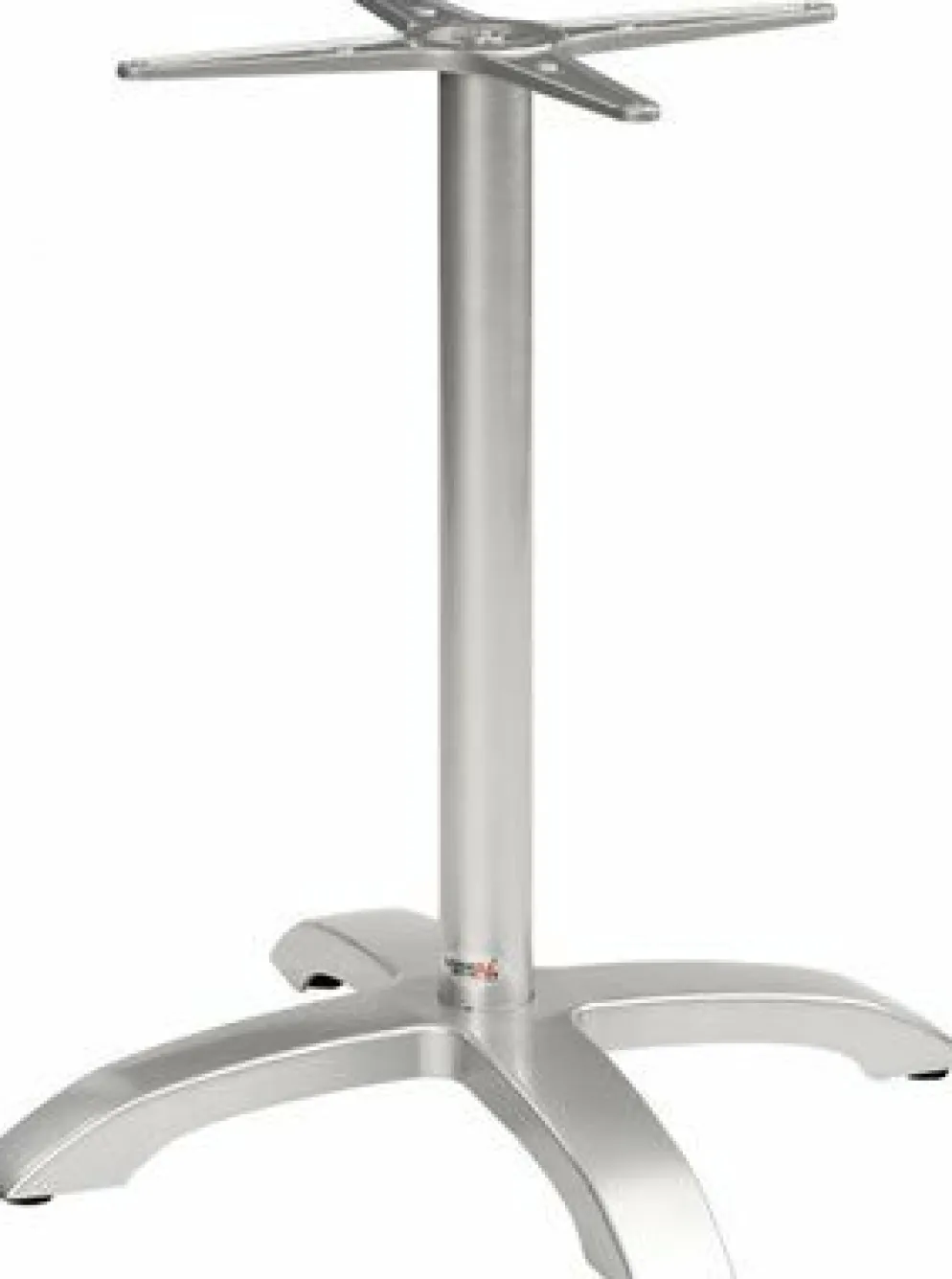 Tischgestell Nina für Platten bis 80x80 cm, silber