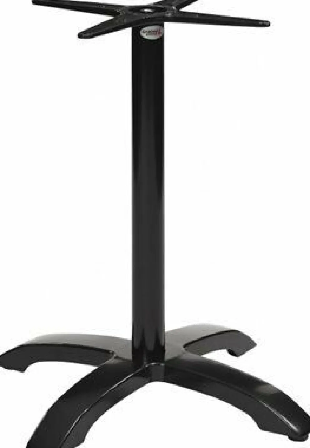 Tischgestell Nina für Platten bis 80x80 cm, schwarz, klappbar
