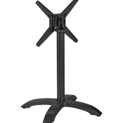Tischgestell Nina für Platten bis 80x80 cm, schwarz, klappbar