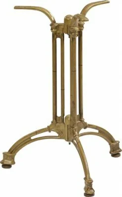 Tischgestell Oslo 3 für Platten bis 70x70 cm, Bambus Optik