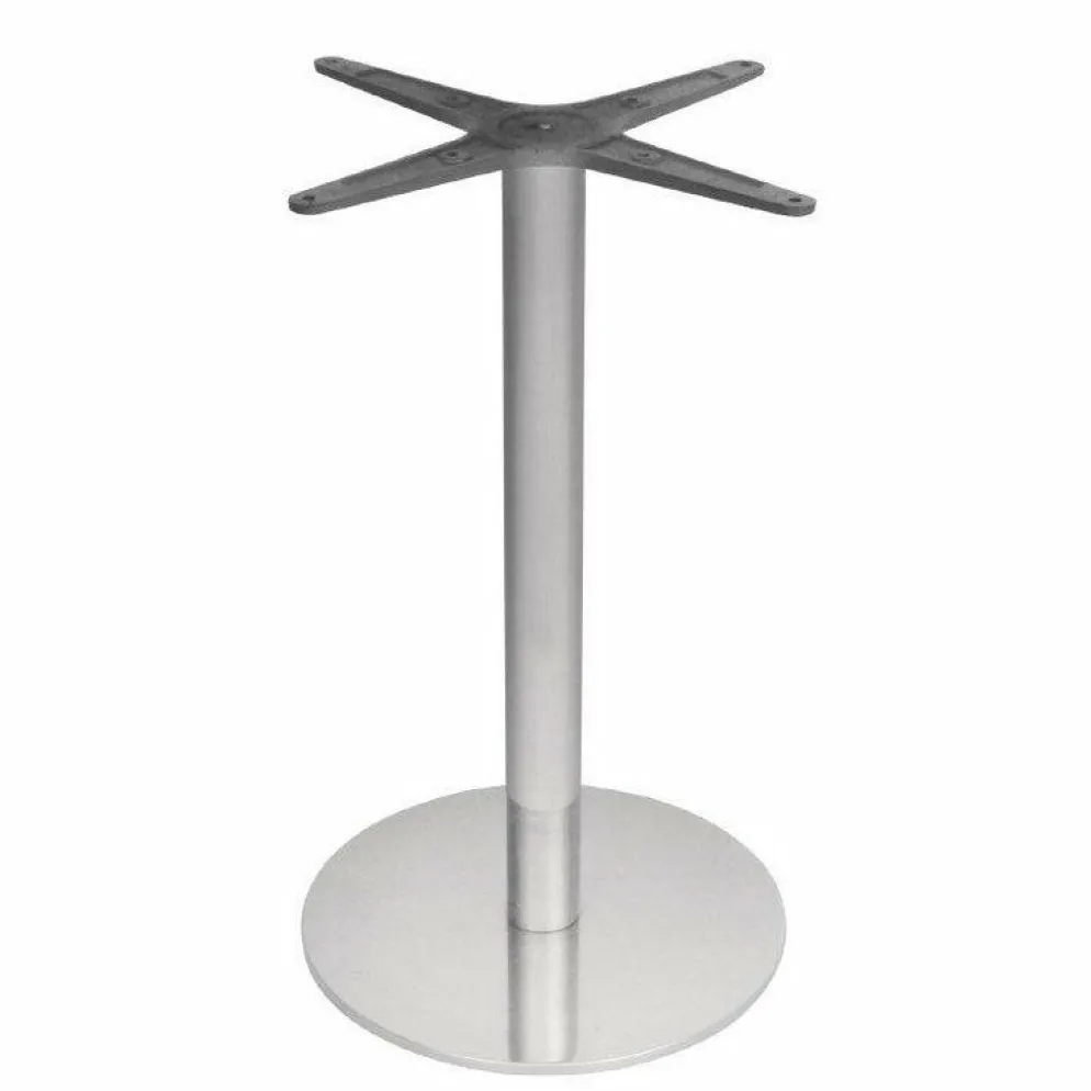 Tischgestell PRIMERO Edelstahl rund 68cm hoch