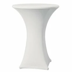 Tischhusse für Stehtische Samba weiß, 85cm
