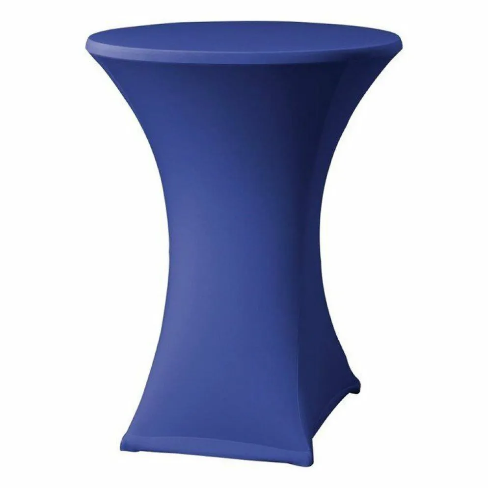 Tischhusse für Stehtische Samba D2 blau, 85cm