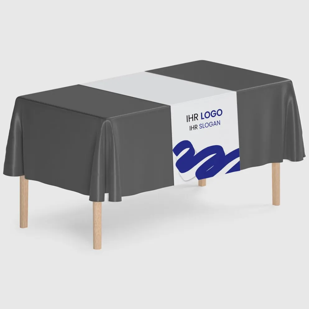 Tischläufer VTS-100 mit Logo, 200x60cm