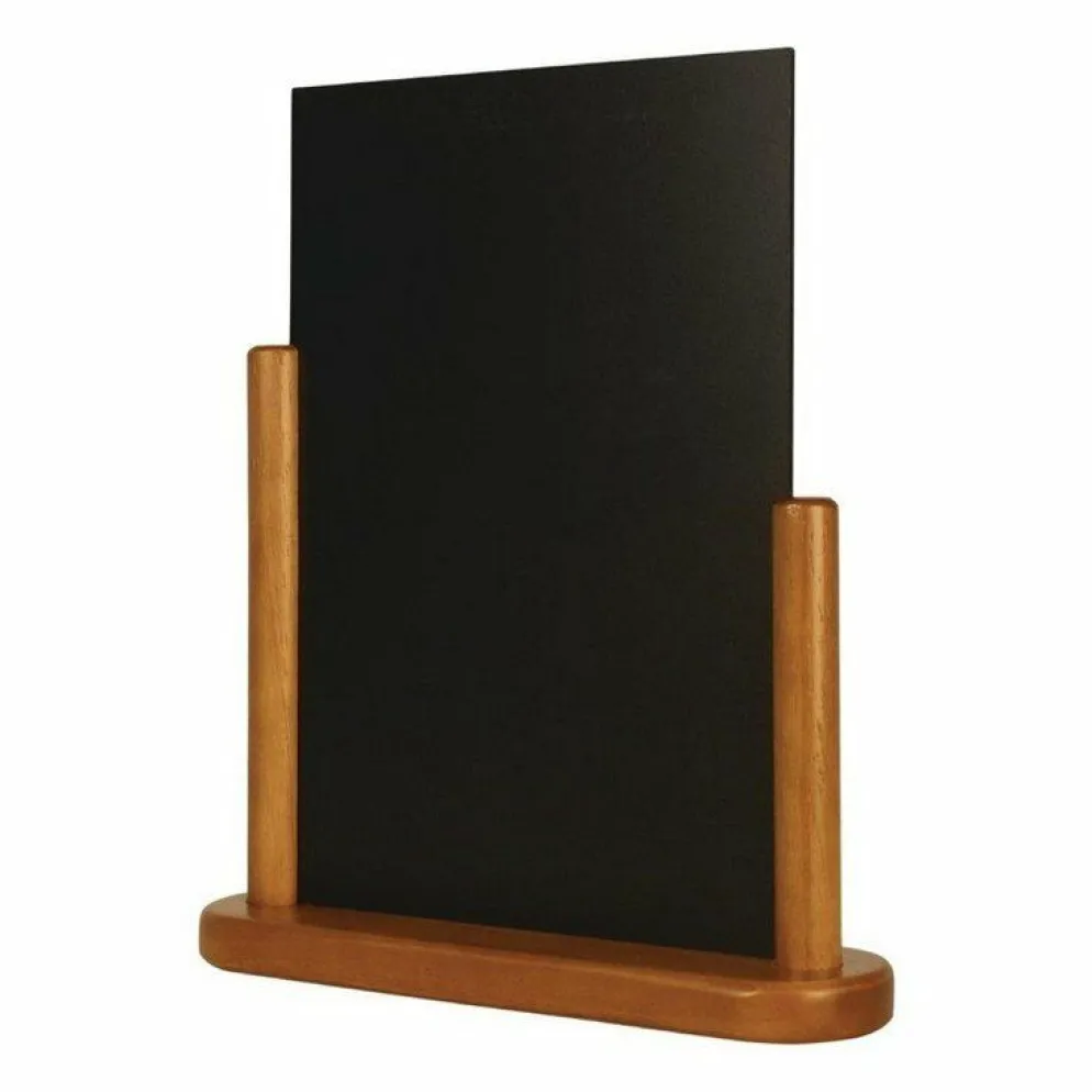 Tischtafeln Teak Effekt, Schreibfläche: A4 (30 x 21cm)