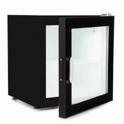 Tisch-Tiefkühlschrank Glastür für Eis 73 L schwarz 542 mm