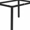 Tischuntergestell LINA für 80x80 cm Platten, schwarz