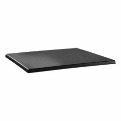 Topalit Tischplatte Classic Line eckig Anthrazit 120x80 cm