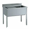 Topfspüle mit Aufkantung B 100cm