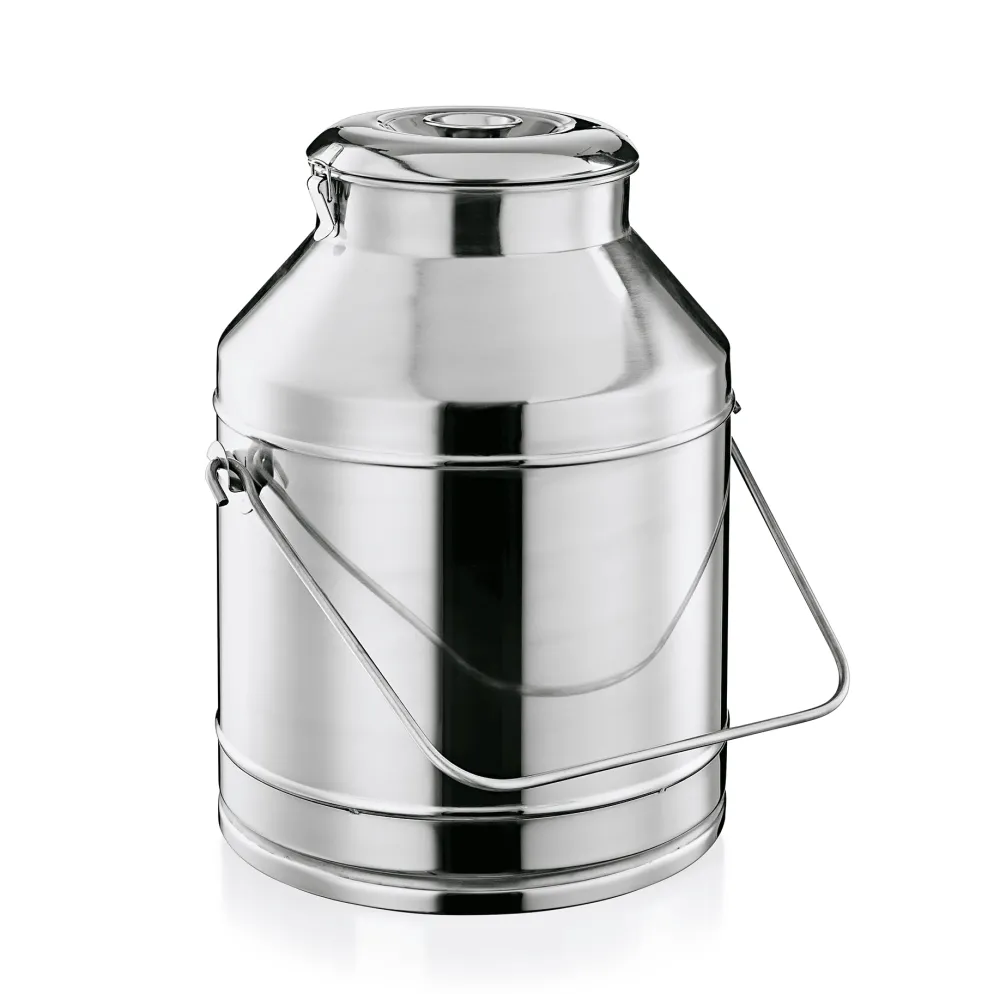 Transportkanne mit Tragebügel, 25 Liter, Ø 33,5 cm, Chromnickelstahl