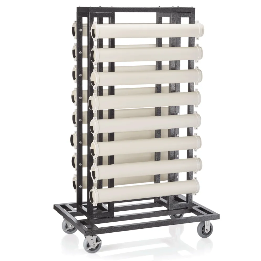 Transportwagen für Abgrenzungspfosten bis Ø 10 cm, 120 x 80 x 193 cm