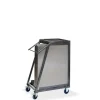 Transportwagen für bis zu 5 Edelstahl Klapptische, 88x65x113cm