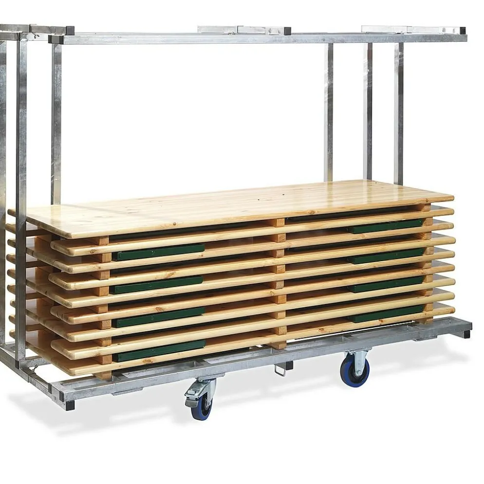 Transportwagen Pro für 10 komplette Festzeltgarnituren, 231,5x59x89x180,5cm