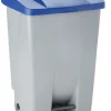 Tret-Abfallbehälter 80 L, Deckel blau