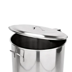 Tretabfallbehälter mit 4 schwenkbaren Rollen, 65 ltr., Ø 40 cm