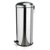 Treteimer mit verzinktem Einsatz, 30 ltr., Ø 30cm, Edelstahl