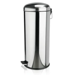 Treteimer mit verzinktem Einsatz, 30 ltr., Ø 30cm, Edelstahl