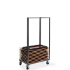 Trolley Transportwagen für 30 Prüfungstische, 64x95x169cm