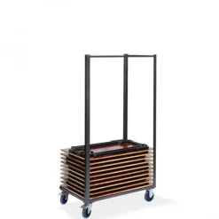 Trolley Transportwagen für 30 Prüfungstische, 64x95x169cm
