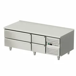 Unterbaukühltisch Edelstahl 4 Schubladen GN1/1 & GN2/1, 1600 mm