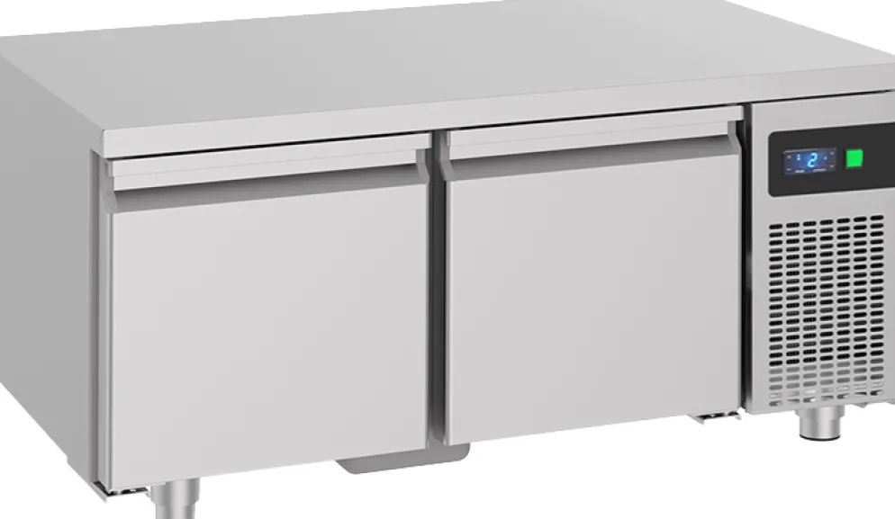 Unterbaukühltisch mit 2 Schubladen, 1.200x700x600mm
