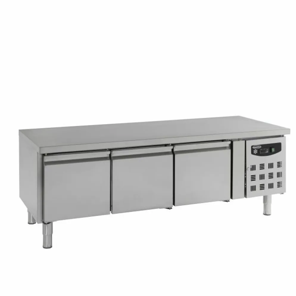 Unterbaukühltisch mit 3 Türen 3x 1/1 GN, 1795x700x650mm