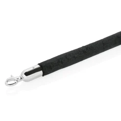 Verbindungstau CLASSIC, Ø 3,2 cm, 1,5 m, schwarz, Velours, verchromt
